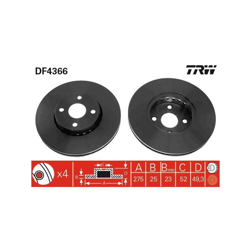 PAIRE DE DISQUES
