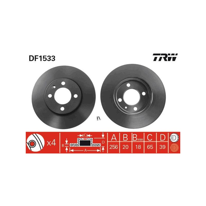 PAIRE DE DISQUES