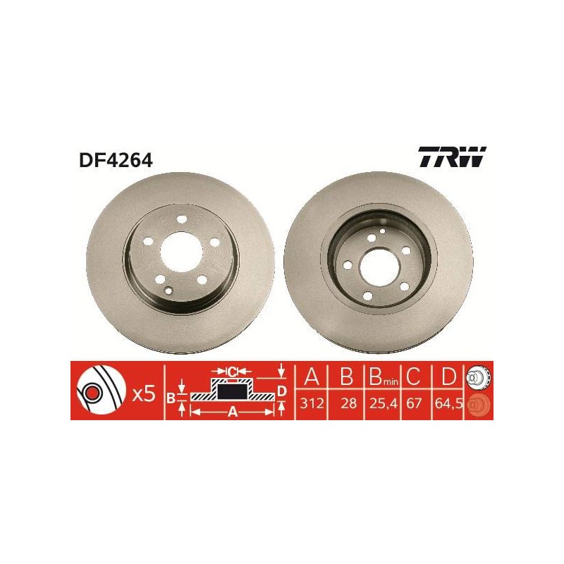 PAIRE DE DISQUES