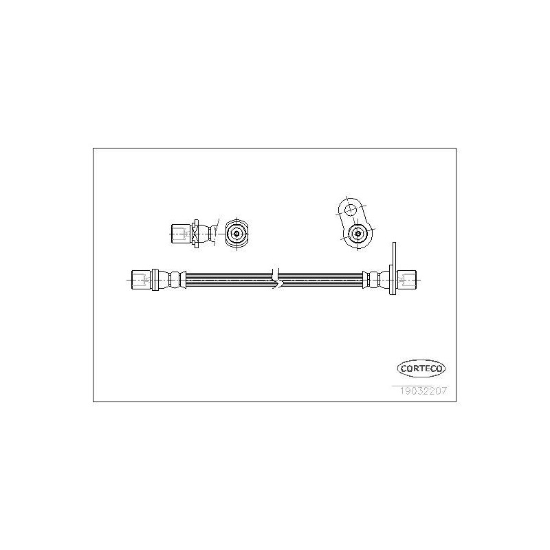 FLEXIBLE DE FREIN TOYOTA CARINA