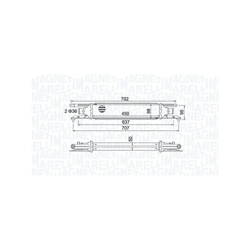 INTERCOOLER GDE PUNTO 1.3 D MJET