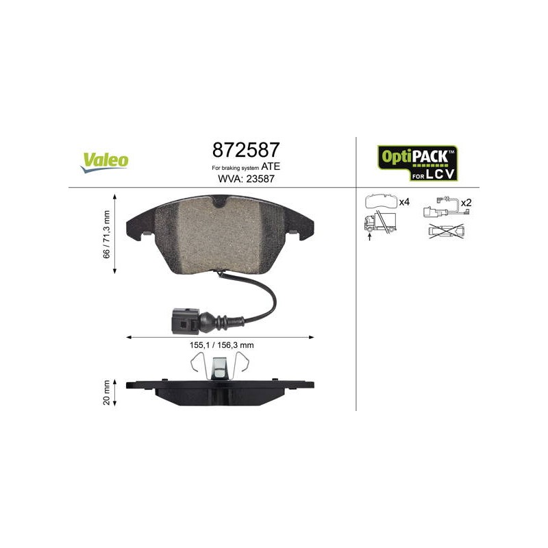 OPTIPACK POUR LCV VOLKSWAGEN CADDY
