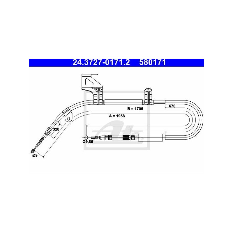 CABLE DE FREIN A MAIN