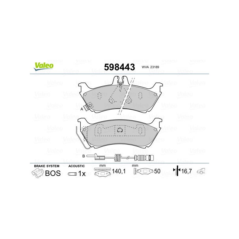 PLAQ FREIN MERC CLASSE ML (163)