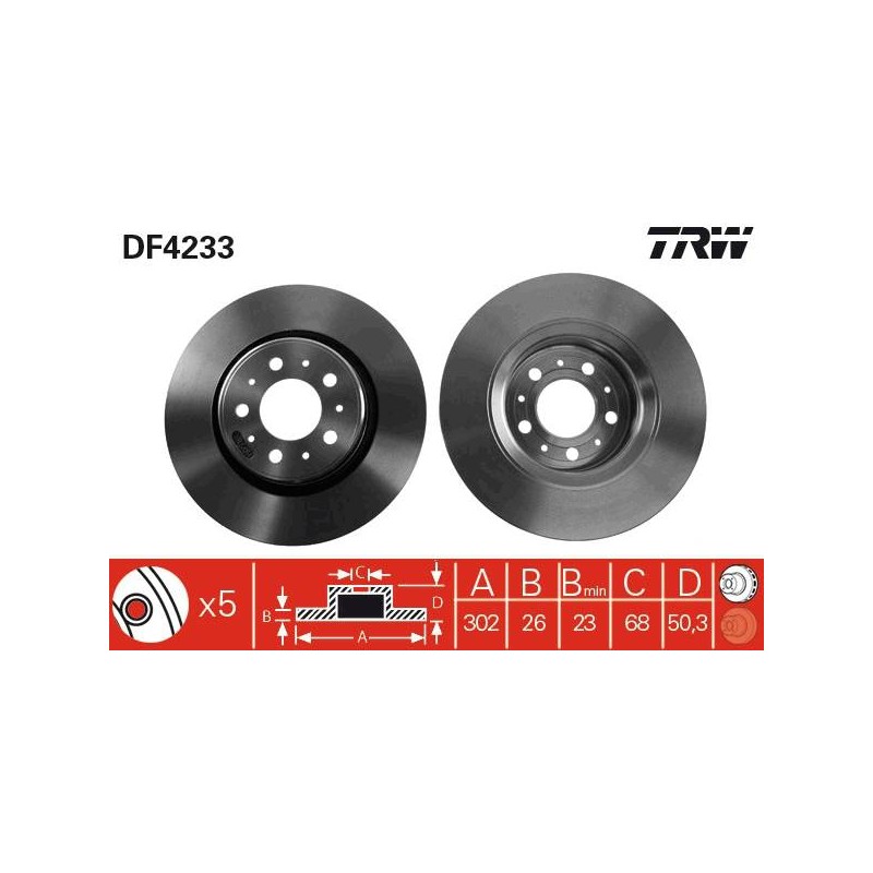 PAIRE DE DISQUES