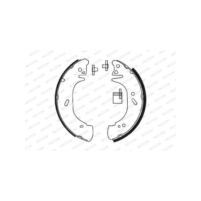 JEU DE MACHOIRES DE FREIN FSB618