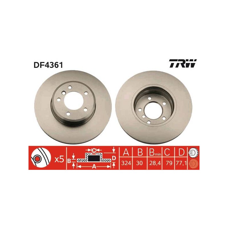 PAIRE DE DISQUES