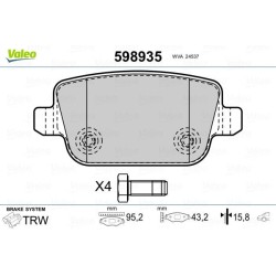 PLAQ FREIN FORD GALAXY