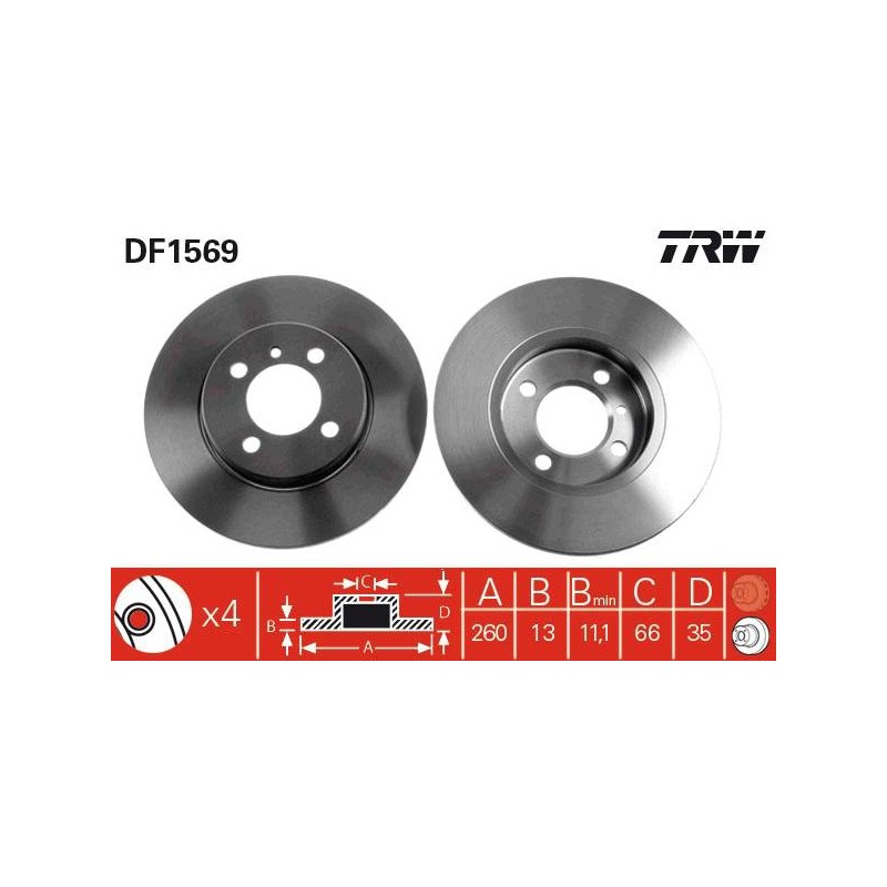 PAIRE DE DISQUES