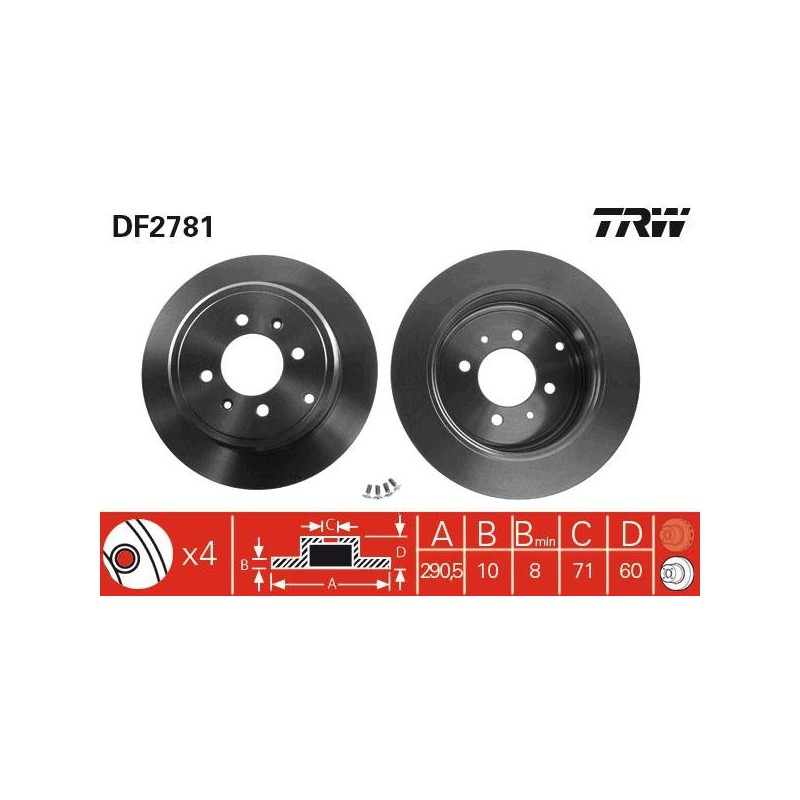 PAIRE DE DISQUES