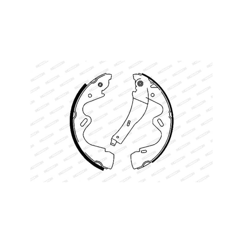 JEU DE MACHOIRES DE FREIN FSB692