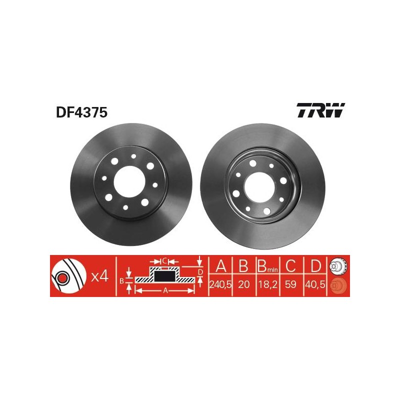 PAIRE DE DISQUES