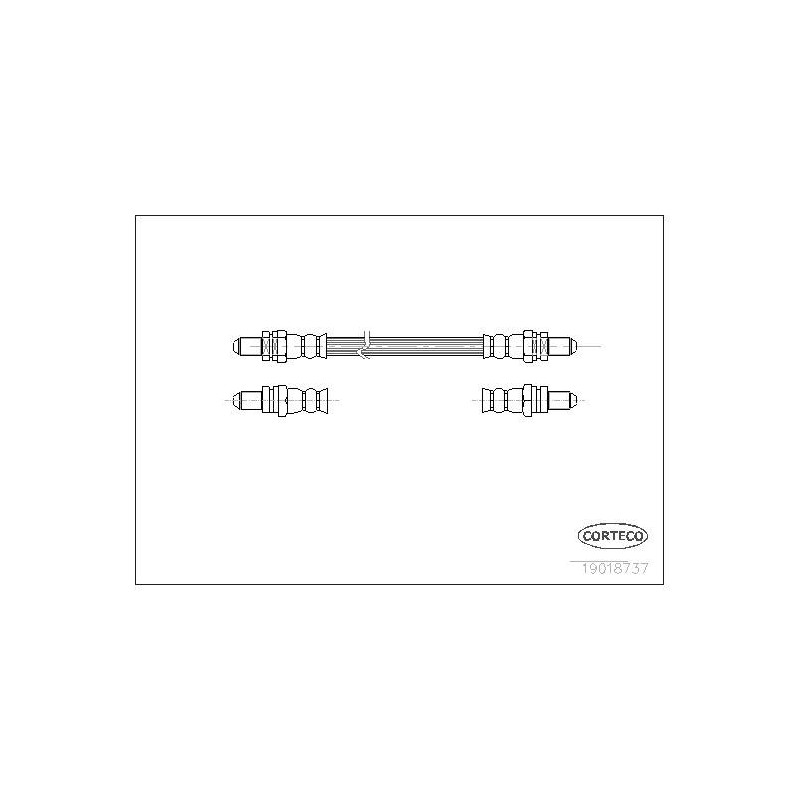 FLEXIBLE DE FREIN FORD-FORD L.T.