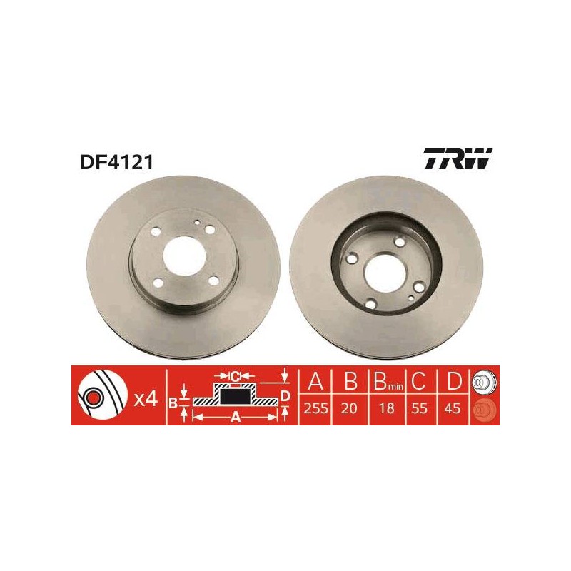 PAIRE DE DISQUES