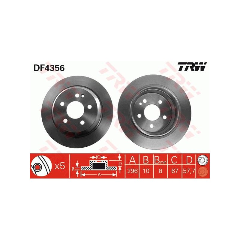 PAIRE DE DISQUES