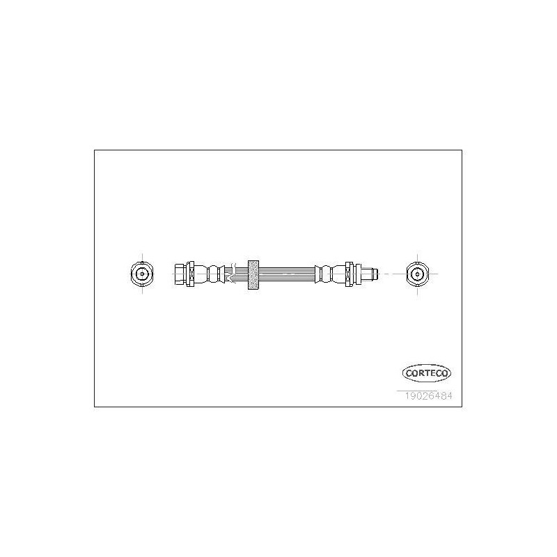 FLEXIBLE DE FREIN FORD MONDEO
