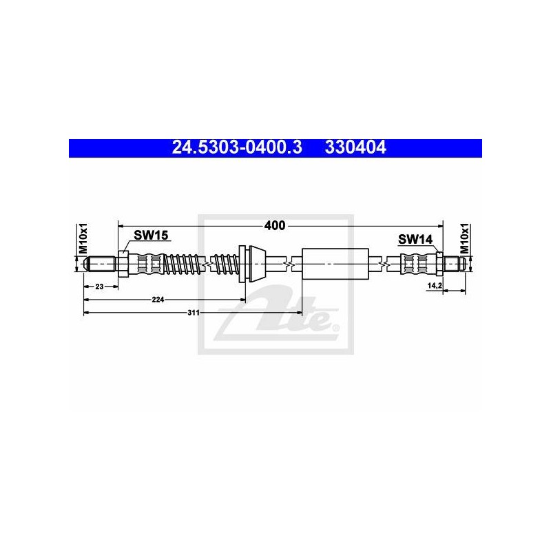 FLEXIBLE DE FREIN / EMBRAYAGE