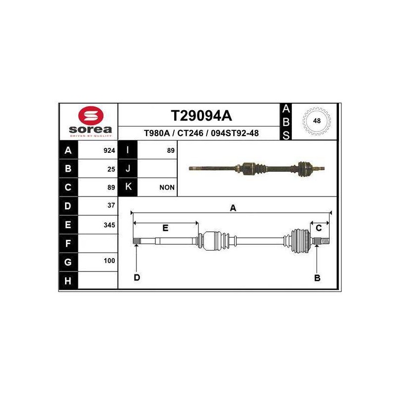TRANSMISSION / XANTIA 2.1TD