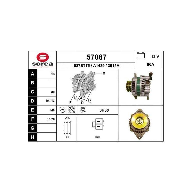ALTERNATEUR VL / KING CAB - 2.5 DI