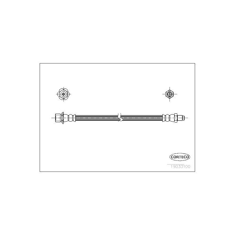 FLEXIBLE DE FREIN TOYOTA PREVIA/