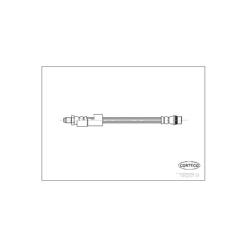 FLEXIBLE DE FREIN RENAULT R25