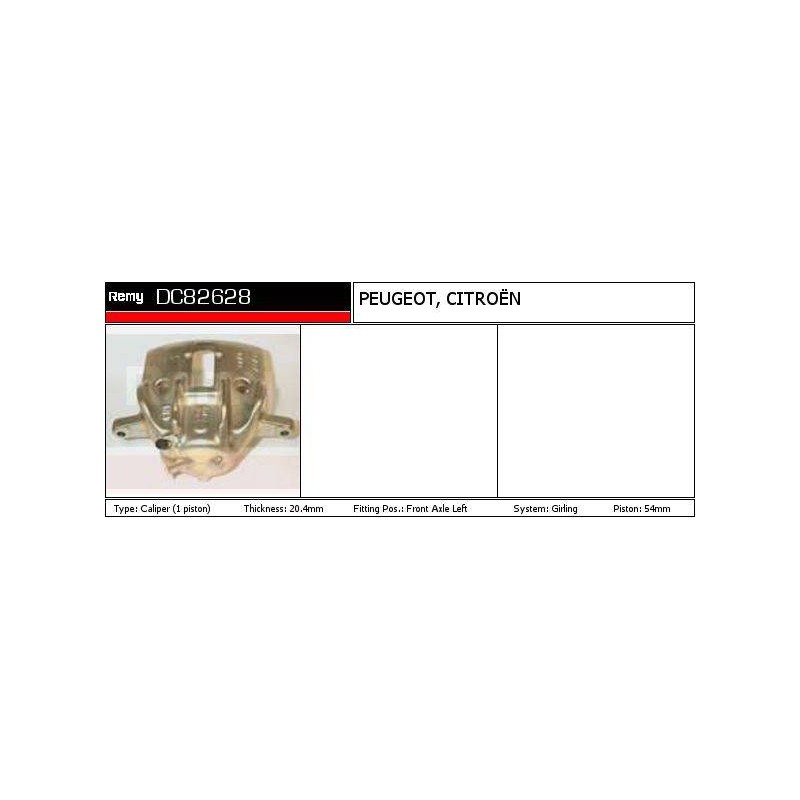 ETRIER DE FREIN - REMY SMART - CITR