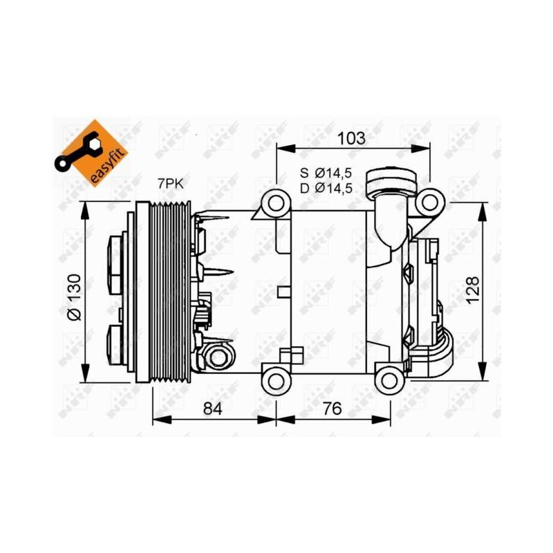 COMP FORD FOCUS 1.6 05- COMPRESSORS