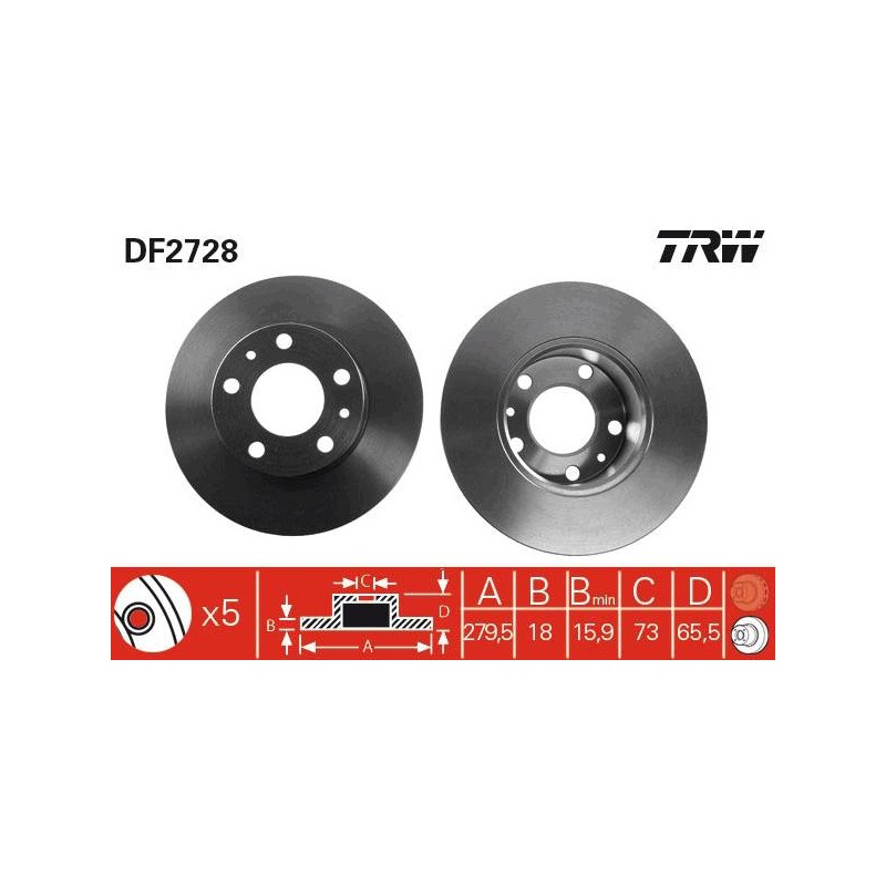 PAIRE DE DISQUES
