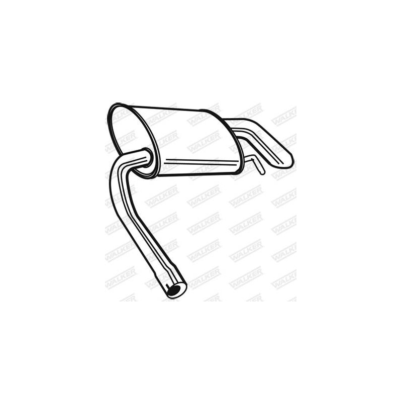 SILENCIEUX ARRIERE FORD MONDEO 2.0C