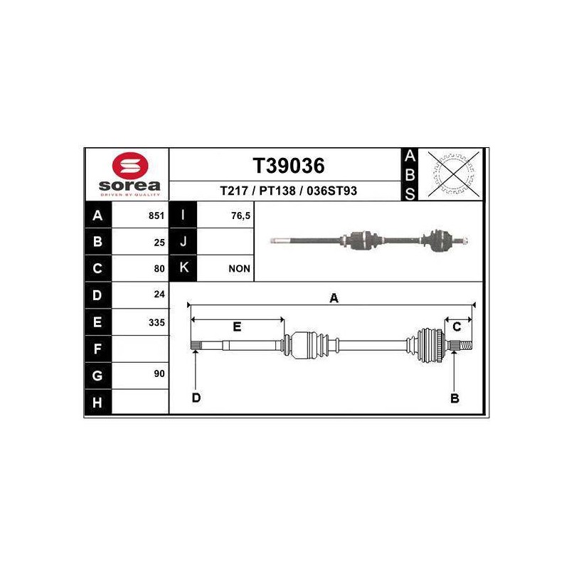 TRANSMISSION / 309 GTI 1.9L