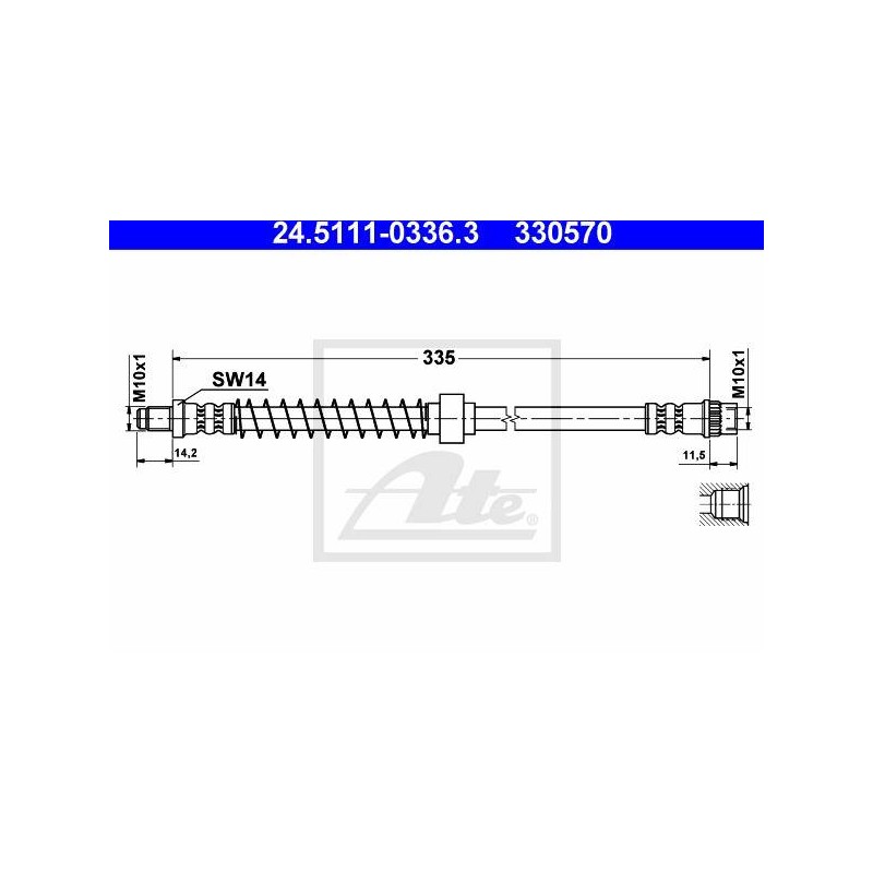 FLEXIBLE DE FREIN / EMBRAYAGE