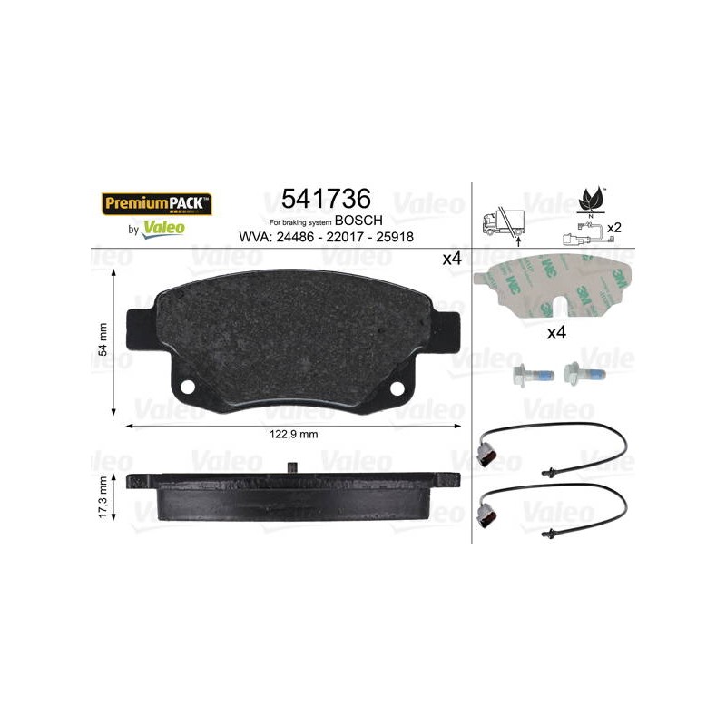 PLAQUETTES PREMIUMPACK FORD TRANSIT
