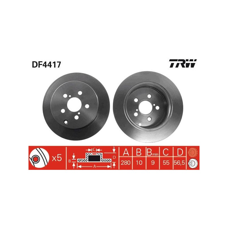 PAIRE DE DISQUES