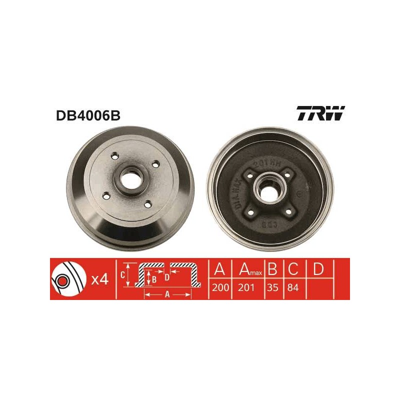 TAMBOUR DE FREIN + ROUL.