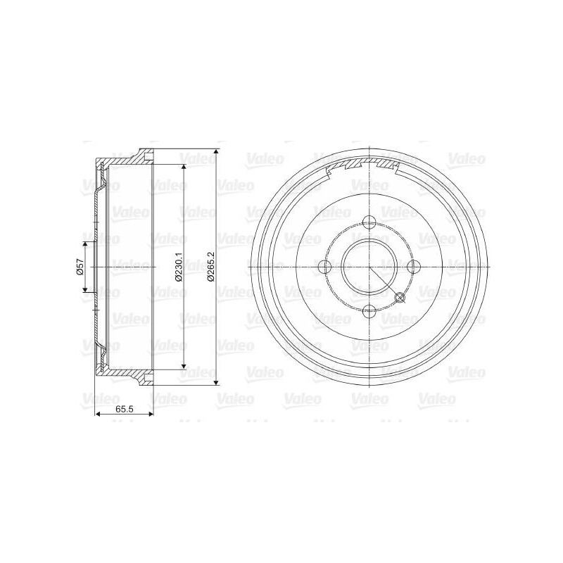 TAMBOUR FR OPEL ASTRA (F/G) - COMBO
