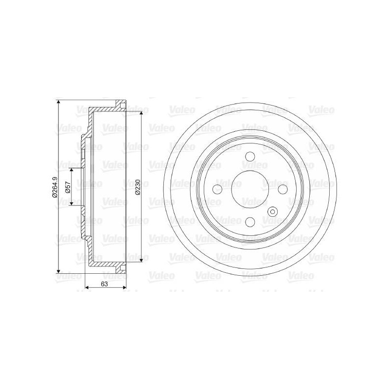 TAMBOUR FR OPEL ASTRA (G/H) - COMBO