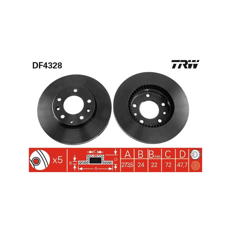 PAIRE DE DISQUES