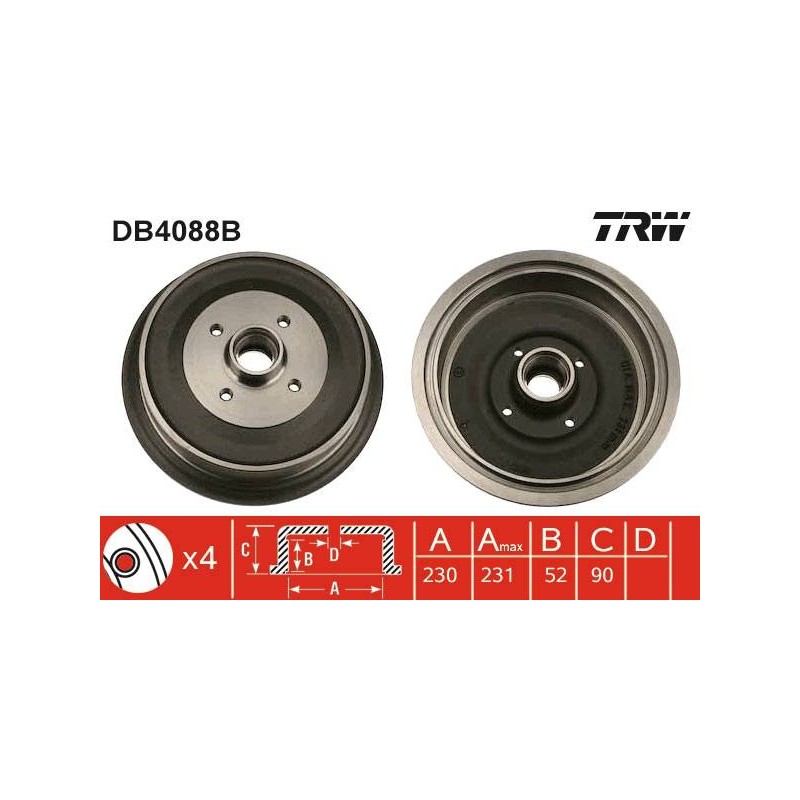 TAMBOUR DE FREIN + ROUL.