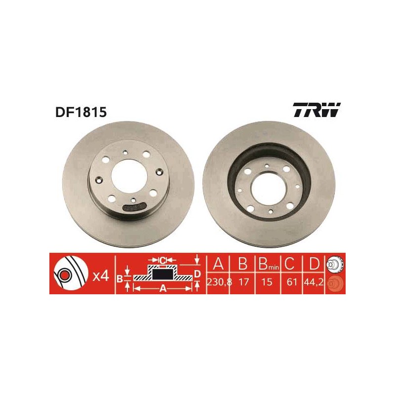 PAIRE DE DISQUES
