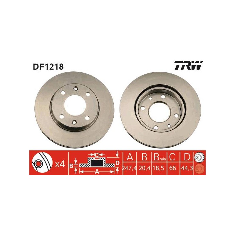 PAIRE DE DISQUES