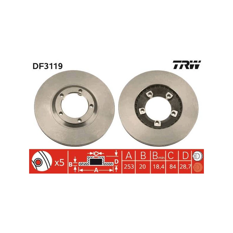PAIRE DE DISQUES