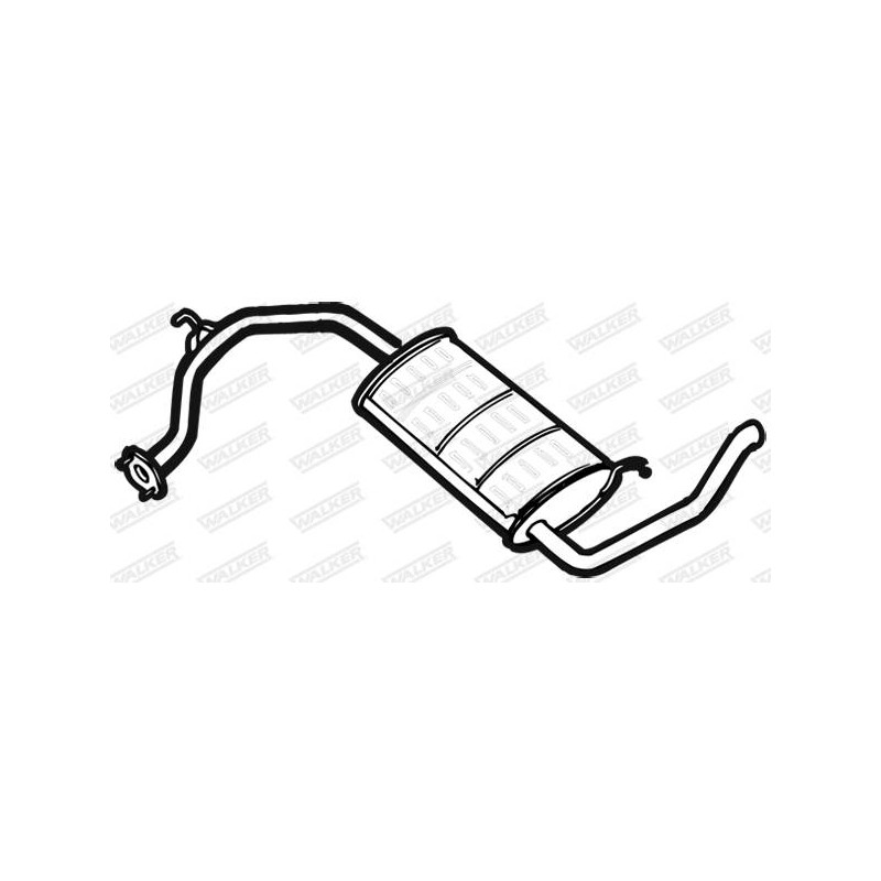 SILENCIEUX ARRIERE HONDA CIVIC 1.5I