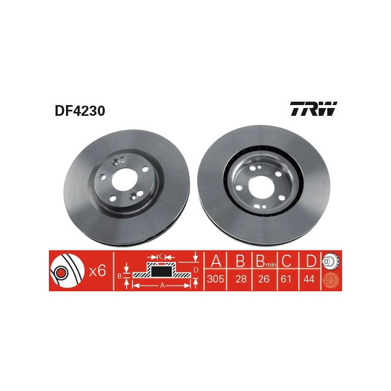 PAIRE DE DISQUES