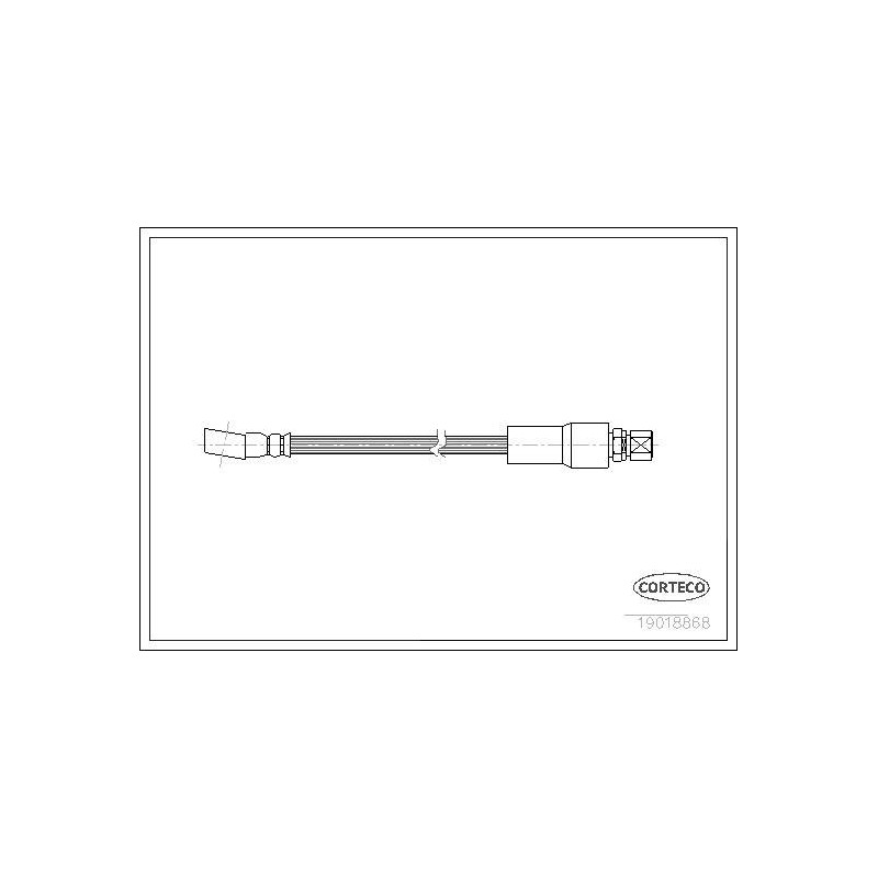 FLEXIBLE DE FREIN BEDFORD-OPEL-V