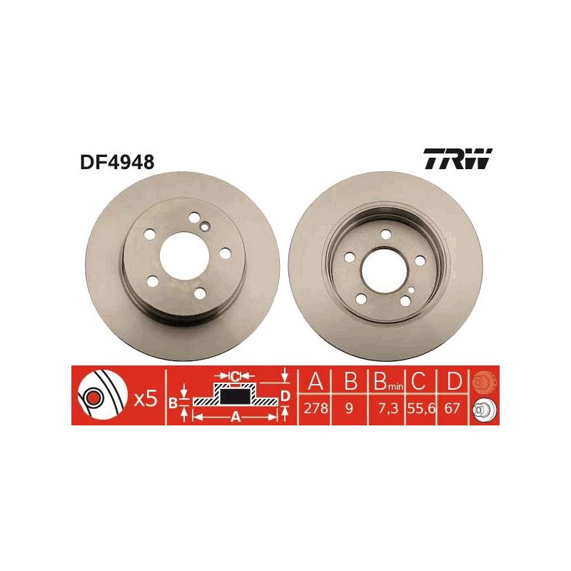 PAIRE DE DISQUES