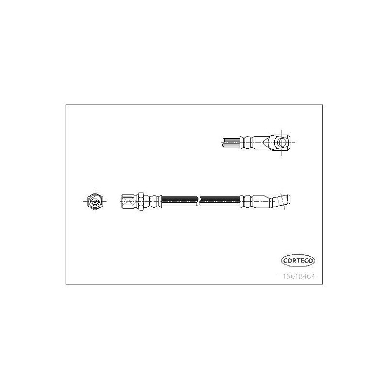 FLEXIBLE DE FREIN FIAT 132-850 C