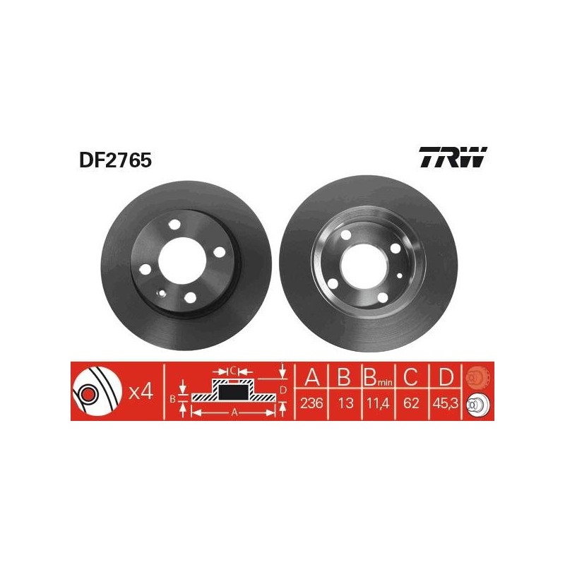 PAIRE DE DISQUES