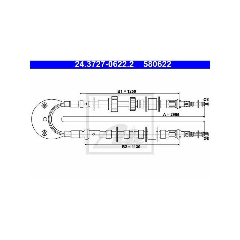 CABLE DE FREIN A MAIN