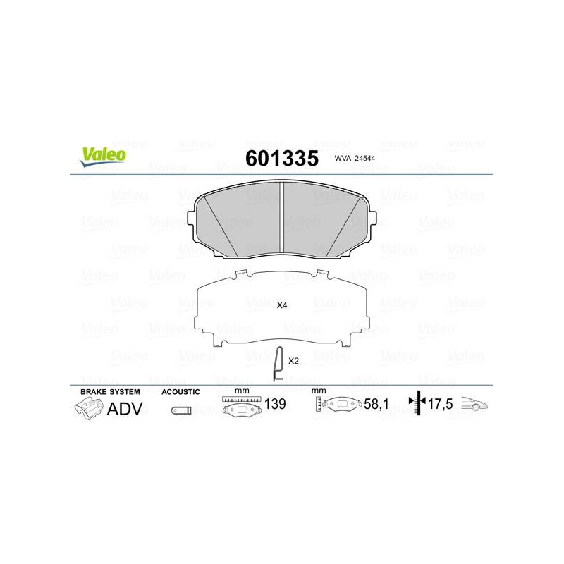 PLAQ FREIN MAZ CX- 7 AV