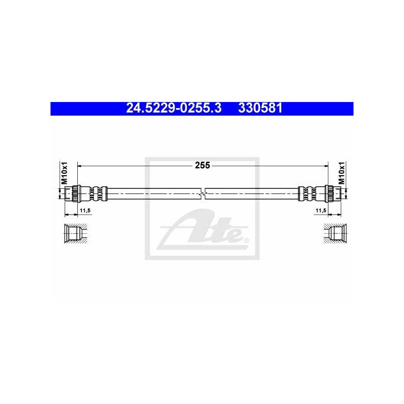 FLEXIBLE DE FREIN / EMBRAYAGE